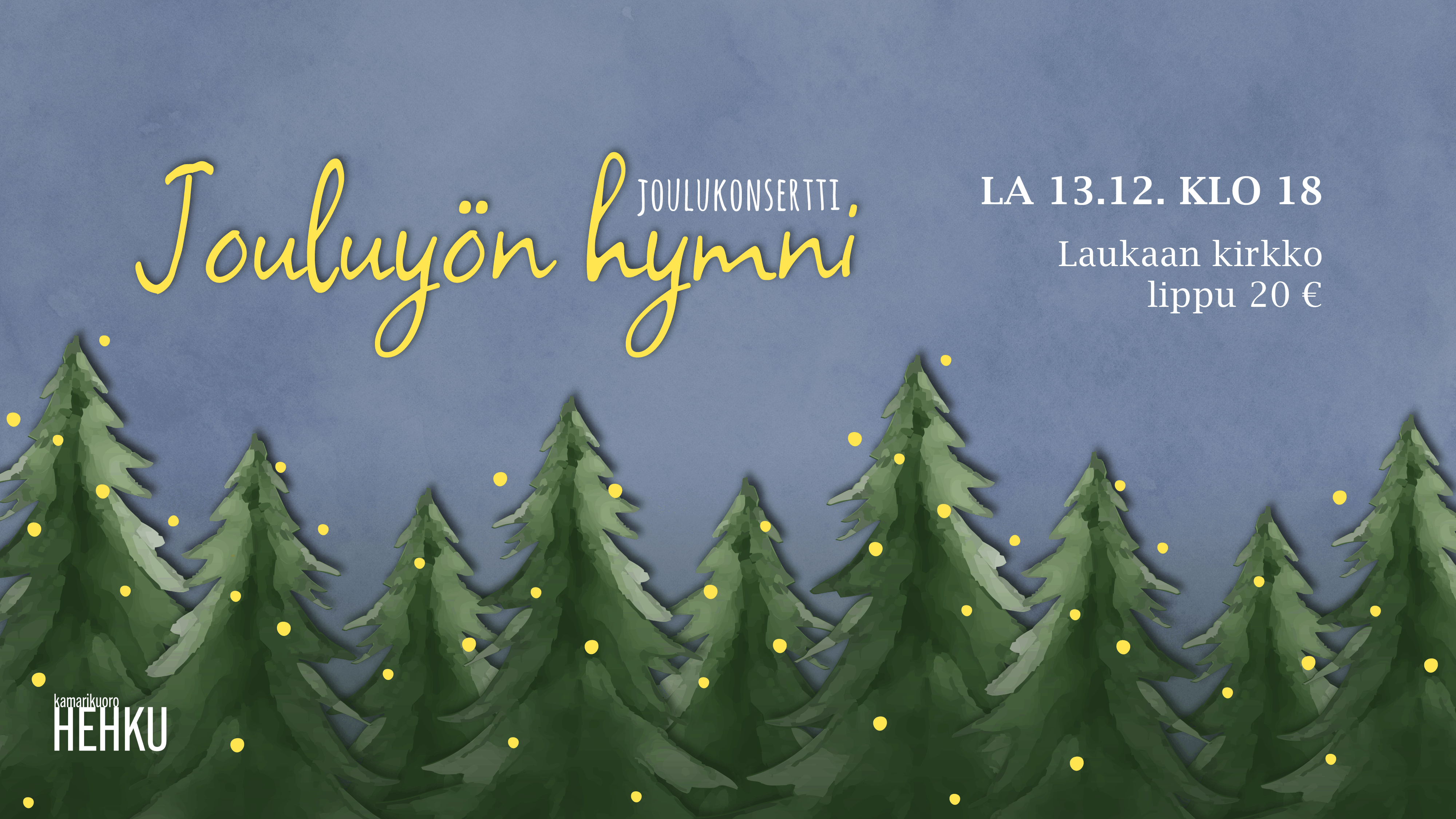 Jouluyön hymni – joulukonsertti